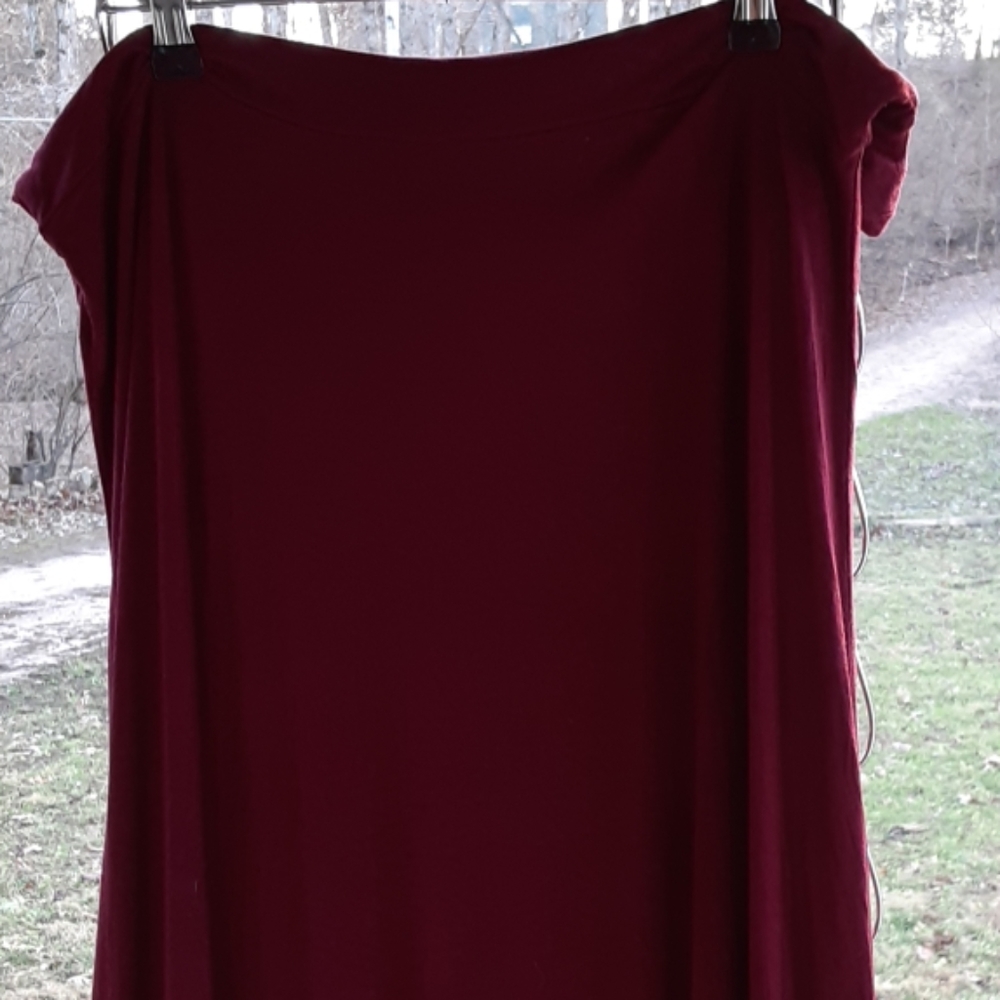 Fold over top Maxi skirt